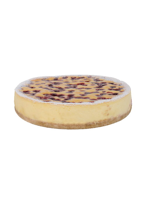 Raspberry White Chocolate Baked Cheesecake