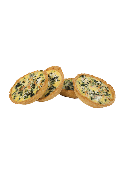 Smoked Salmon Goat Cheese Quiche