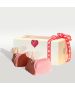 Valentine Raspberry White Chocolate Hearts – GF  (Box of 2)